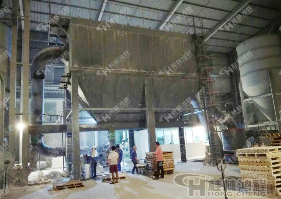 HCH1395超細滑石粉生產設備，滑石磨粉機，桂林鴻程環輥磨